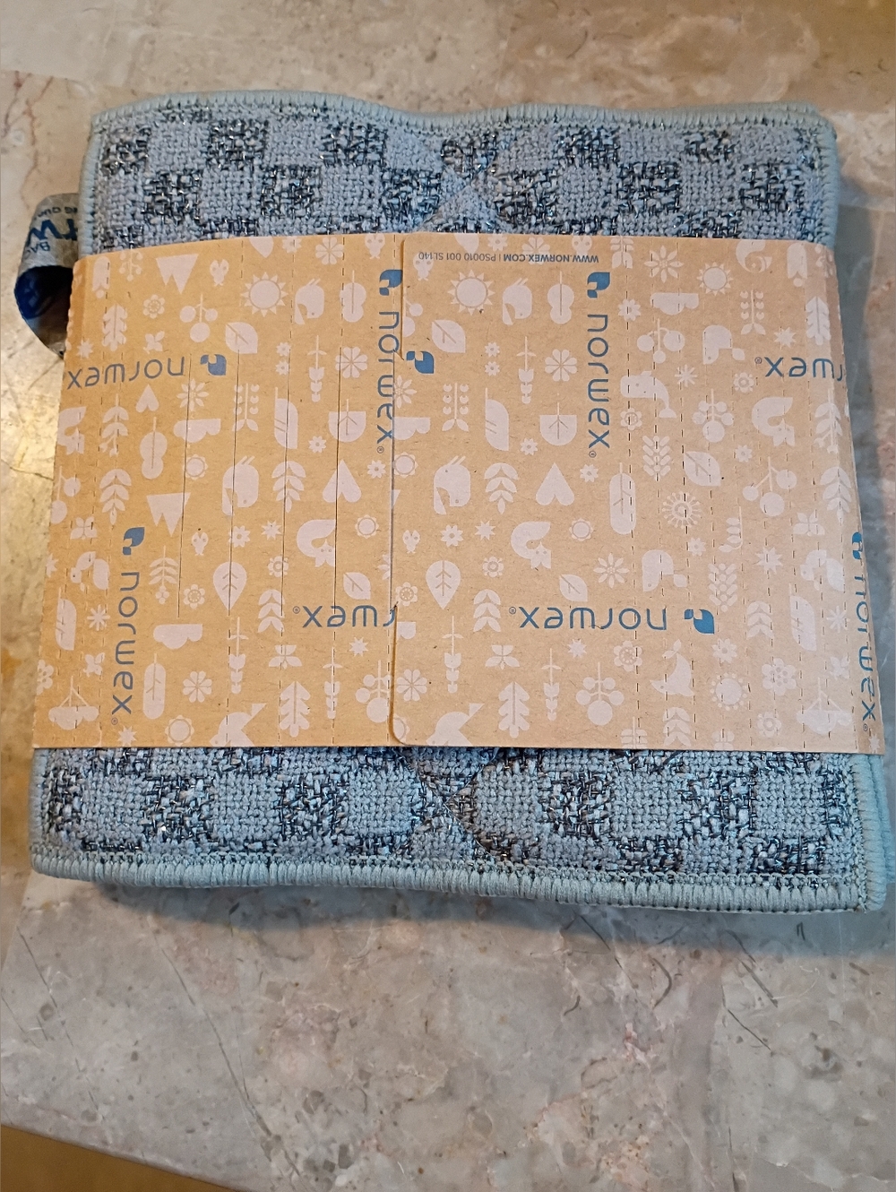 Norwex Light Blue Microfiber Cleaning Cloth